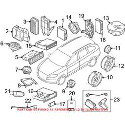 Audi Speaker - Rear 8R0035411A